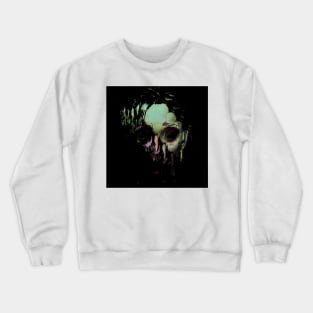 FALLEN Horror Decayed Glitch Art Woman Crewneck Sweatshirt